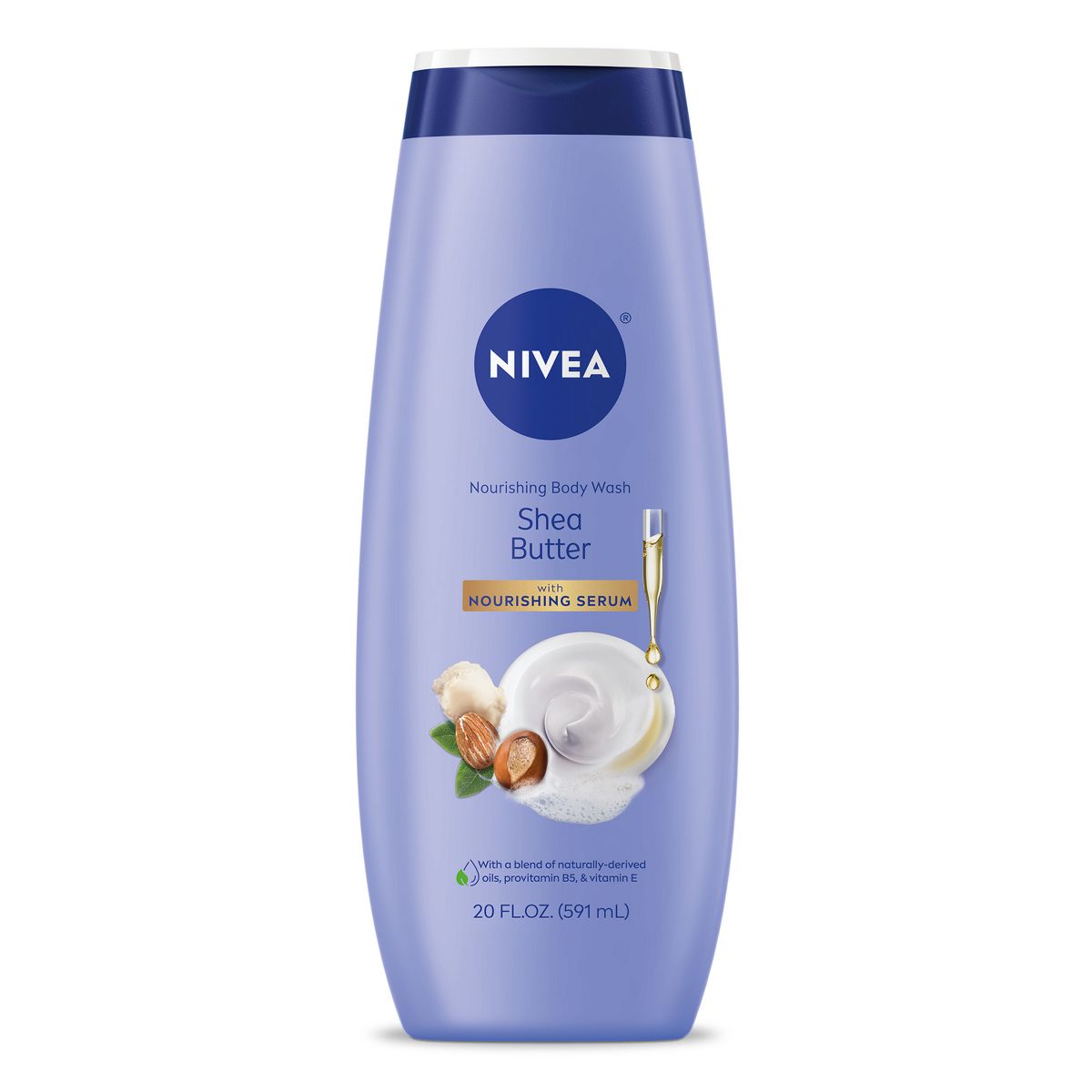 Nivea Shea Butter Nourishing Body Wash for Dry Skin - 20 fl oz
