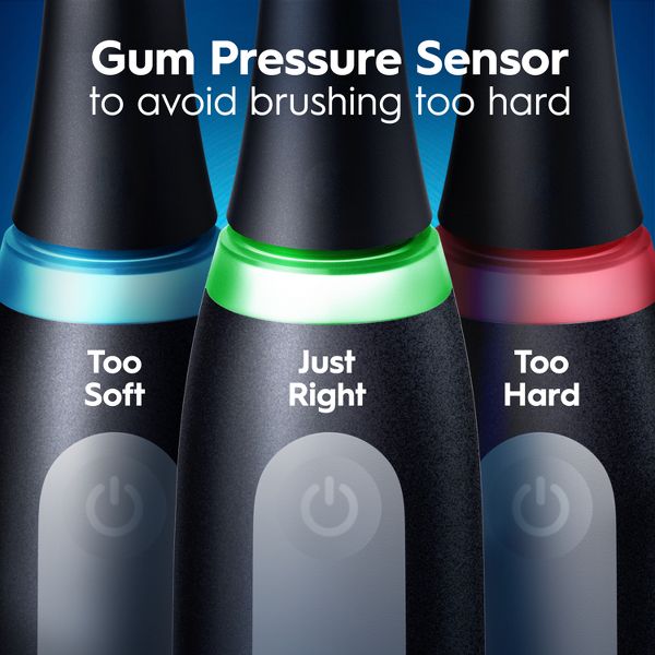 Oral-B iO Series 4 Electric Toothbrush with Timer Multiple Brush Modes and Brush Head - Light Blue