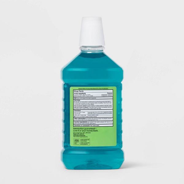 Antiseptic Blue Mint Mouthwash - 50.7 fl oz - up&up™