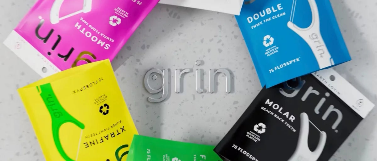 Grin Oral Care Double Floss Picks - 150ct