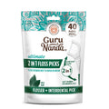 GuruNanda 2-in-1 Floss Picks - 40ct