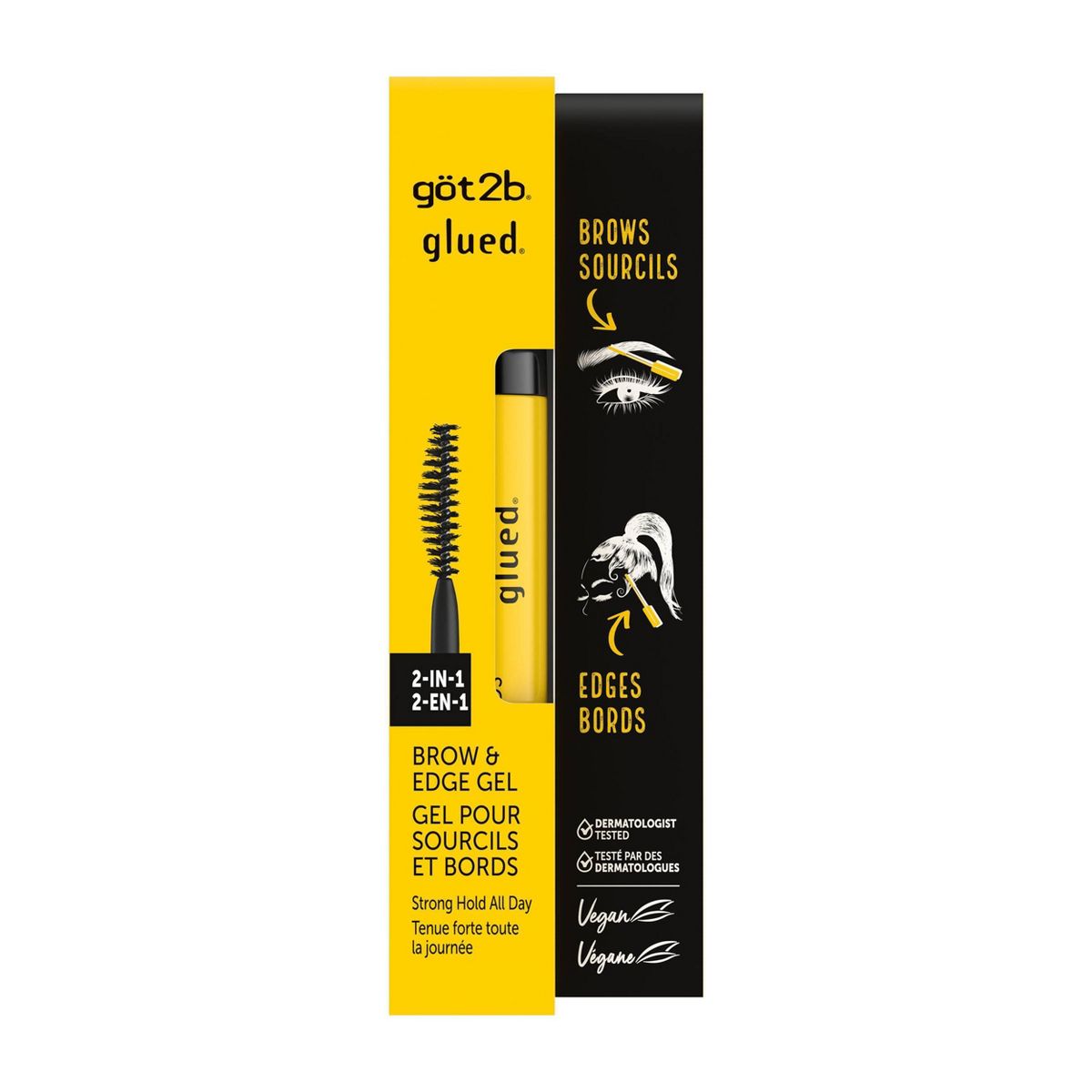 Got2B Glued Brows & Edges Hair Gel - 0.54oz