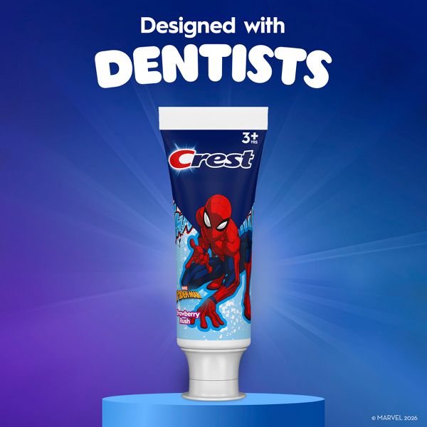 Crest Kids' Spider-Man Strawberry Rush Toothpaste - 4.2oz