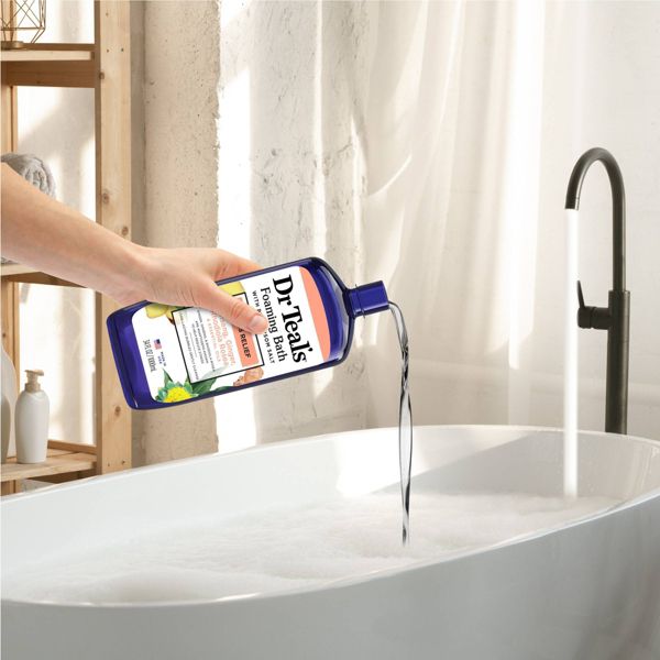 Dr Teal's Stress Relief Essential Oils Foaming Bath Soak - 34oz