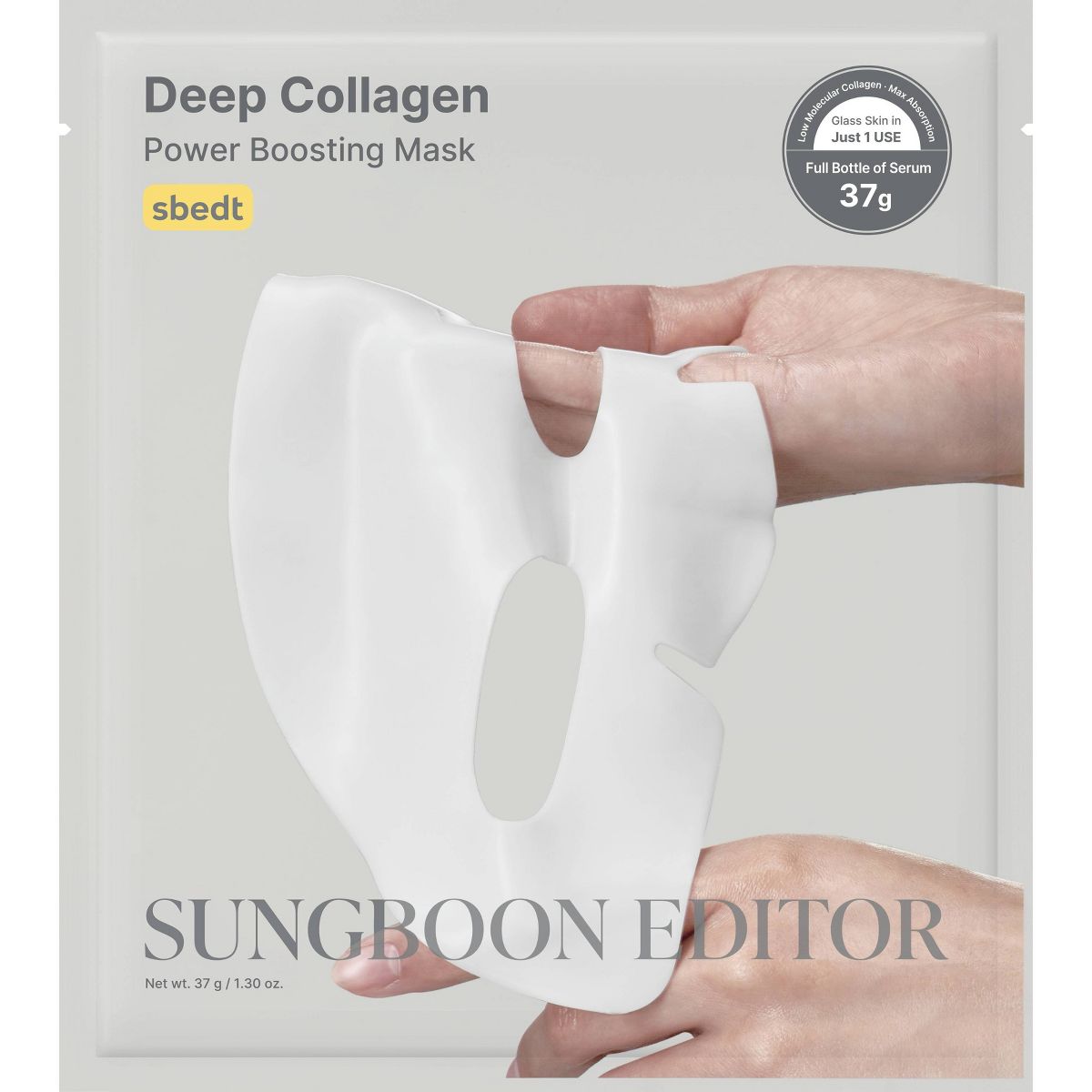 SUNGBOON EDITOR Deep Collagen Viral Glass Skin Korean Skincare Power Boosting Facial Mask for Firming and Restoration - Beauty Studio