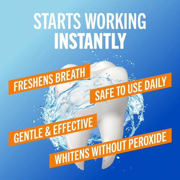 TheraBreath Whitening Mouthwash - Dazzling Mint - 3oz