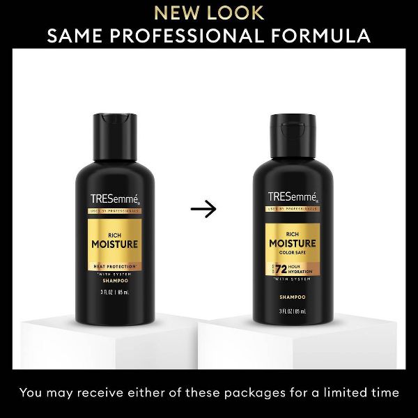 Tresemme Moisture Rich Shampoo - Travel Size - 3 fl oz