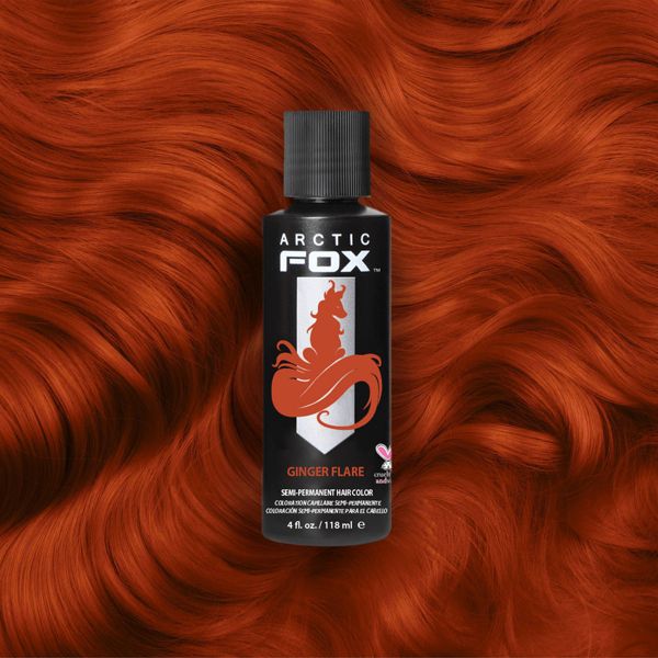 Arctic Fox Semi-Permanent Hair Color Dye - Dark Orange - 4 fl oz
