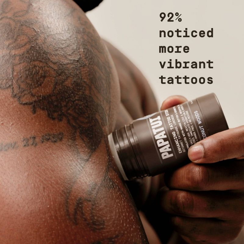 Papatui Paraben-Free Protect and Brighten Enhancing Vitamin E Body Tattoo Stick - Coconut Woods - 2.6oz