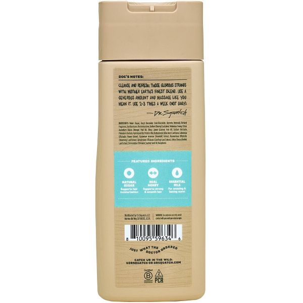 DR. SQUATCH Men's Natural Shampoo - Coconut Castaway - 11 fl oz