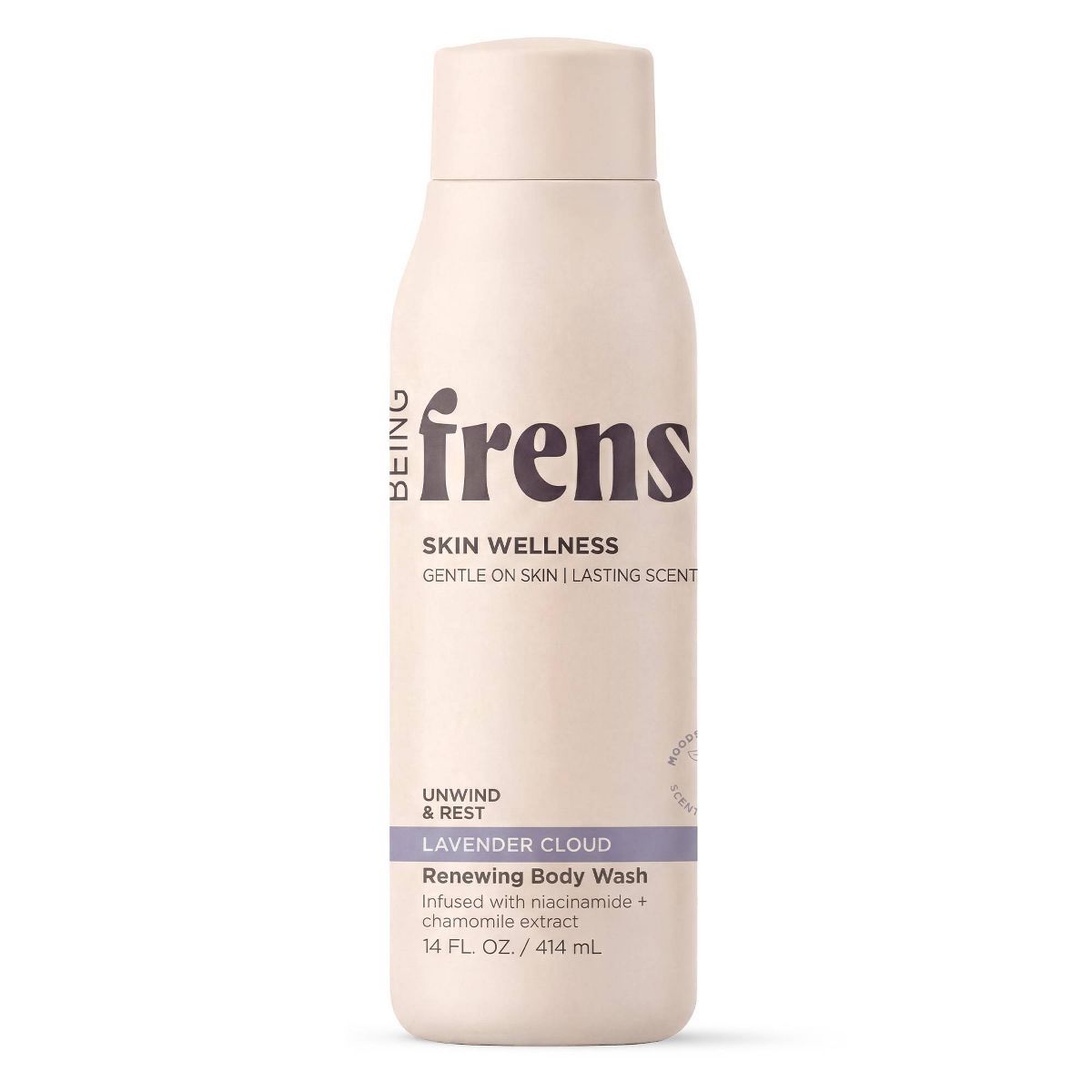 Being Frenshe Renewing and Hydrating Clean Body Wash with Niacinamide - Floral Lavender Cloud - 14 fl oz