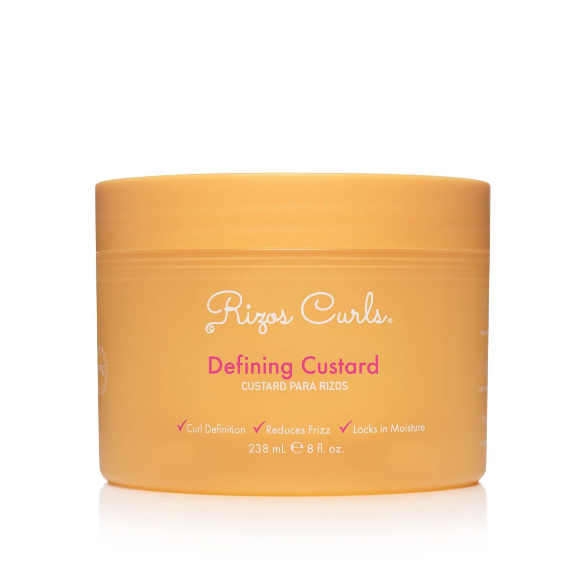 Rizos Curls Defining Custard - 8 fl oz: Curl Enhancing, For All Hair Types, Daily Use, Cream Form