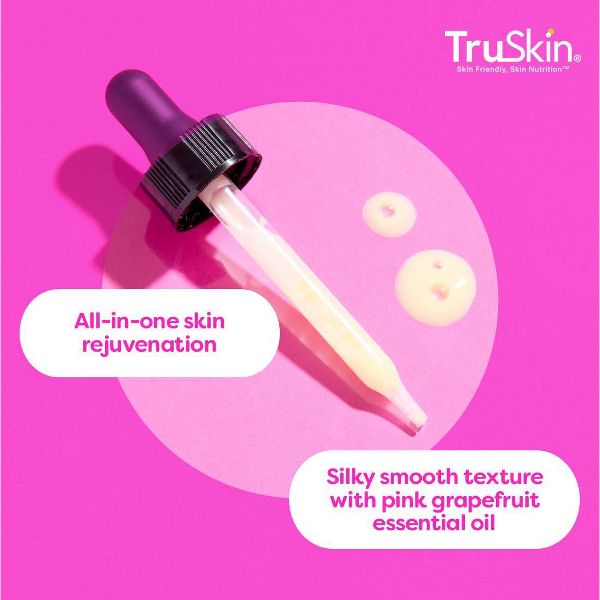 TruSkin Vitamin C Super All-in-One Anti-Aging Face Serum with Niacinamide, Retinol, Hyaluronic Acid, Salicylic Acid and Squalane - 1 fl oz