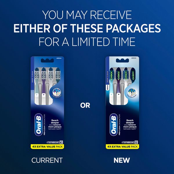 Oral-B CrossAction All In One Toothbrush - Medium - 2ct