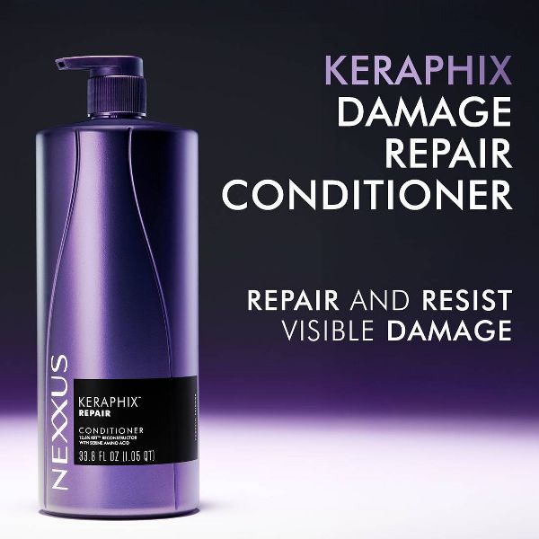 Nexxus Keraphix Conditioner for Damaged Hair with Keratin Protein and Black Rice - Silicone-Free - 33.8 fl oz