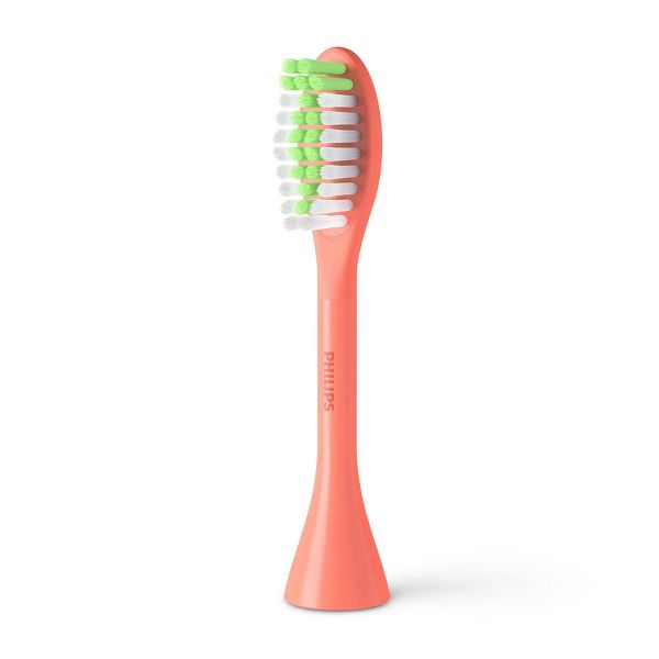 Philips One by Sonicare Replacement Electric Toothbrush Head - BH1022/01 - Coral - 2pk
