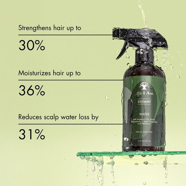 As I Am Rosemary Hair Water - 16 fl oz