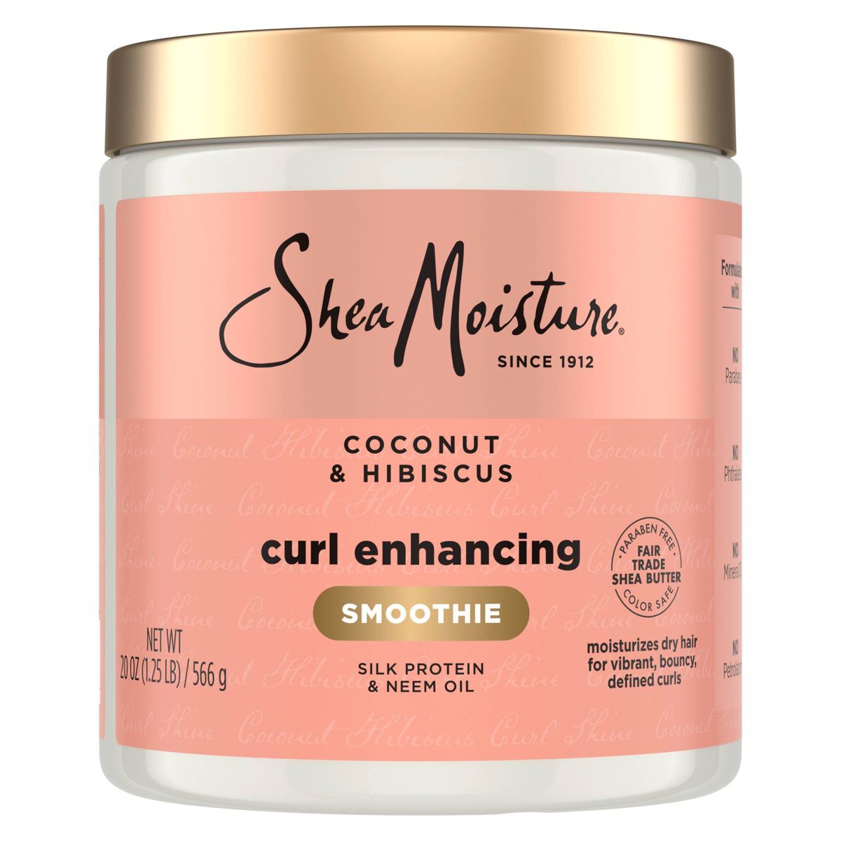 SheaMoisture Coconut and Hibiscus Curl Enhancing Smoothie For Thick Curly Hair - 12oz