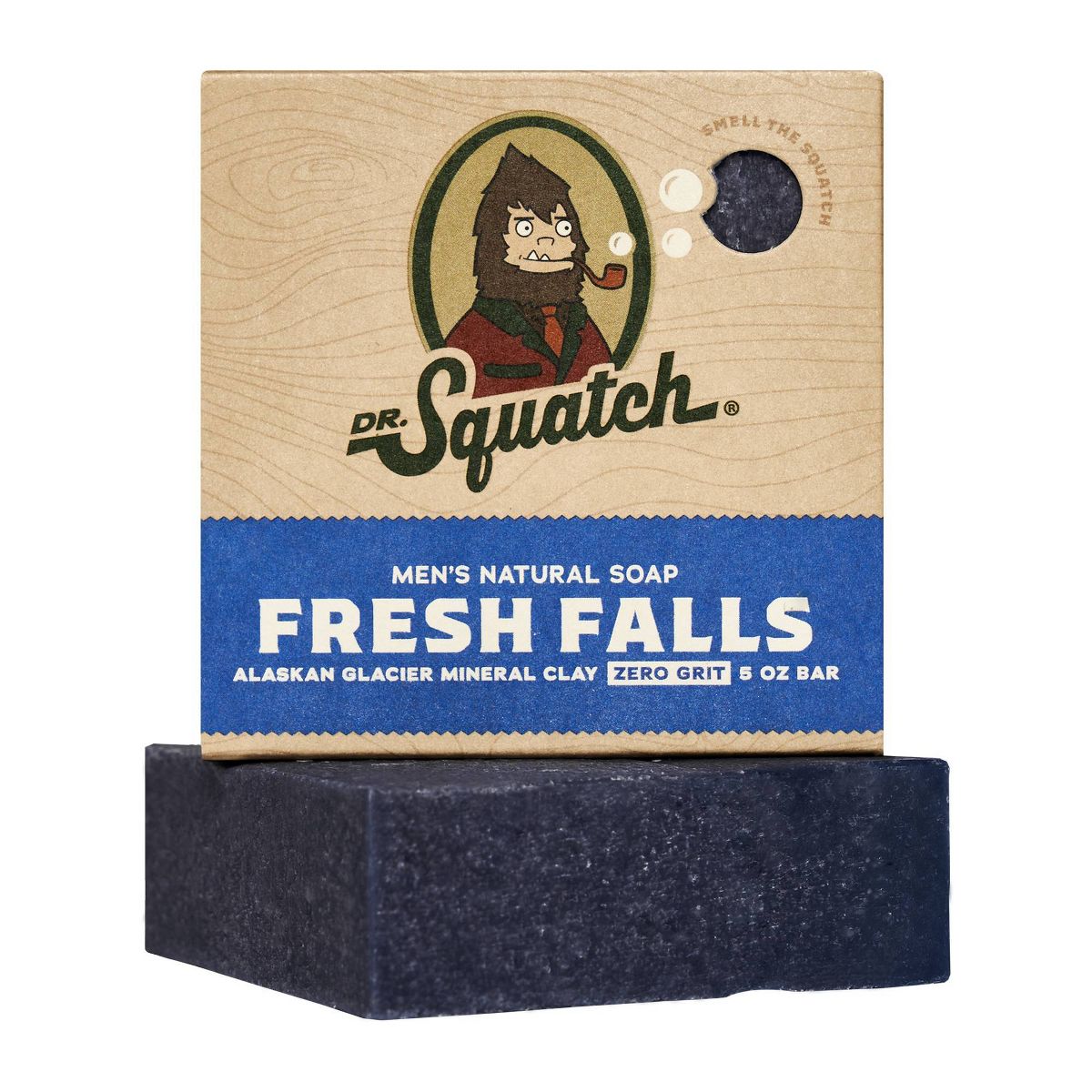 DR. SQUATCH Men's All Natural Bar Soap - Fresh Falls - Clean Breeze Scent - 5oz
