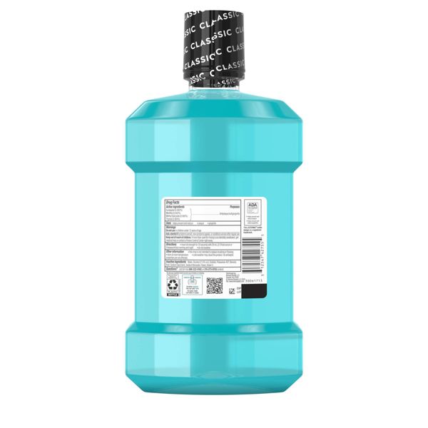 Listerine Antiseptic Intense Mouthwash for Bad Breath - Cool Mint - 1.5L