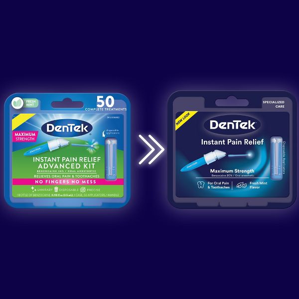 DenTek Pain Relief Kit for Oral Pain + Toothaches - 50 Treatments