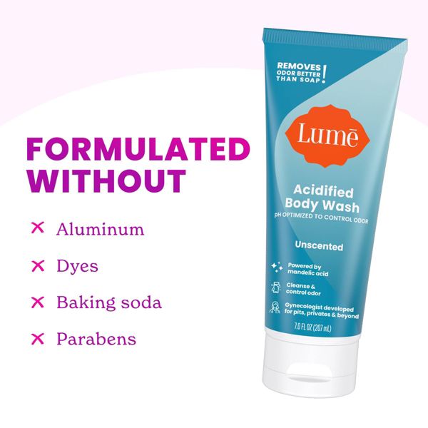 Lume Body Wash - Unscented - 7oz