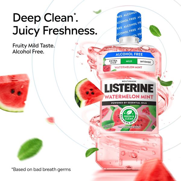 Listerine Watermelon Mint Mouthwash - 500ml