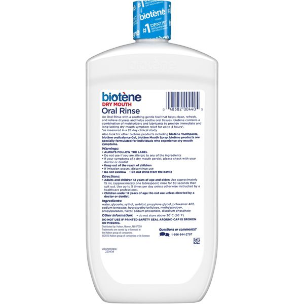 Biotene Fresh Mint Dry Mouth Oral Rinse - 33.8 fl oz