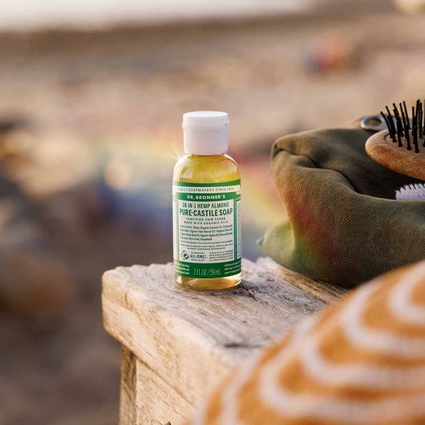 Dr. Bronner's Magic Pure Castile Liquid Soap Hand & Bodywash - Almond - 2 fl oz