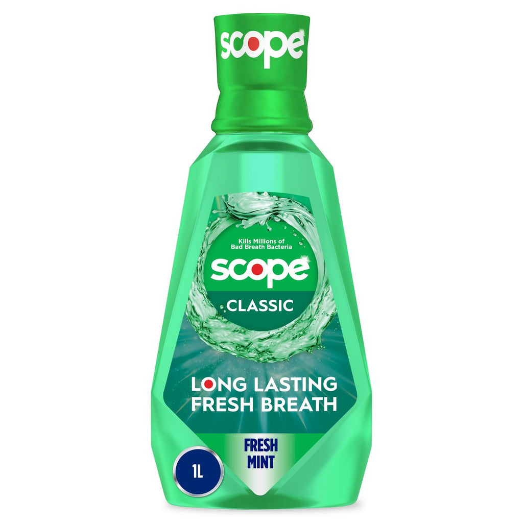 Crest Scope Classic Mouthwash - Original Mint - 1L