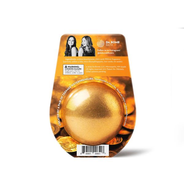 Da Bomb Bath Fizzers Treasure Bath Bomb - 3.5oz
