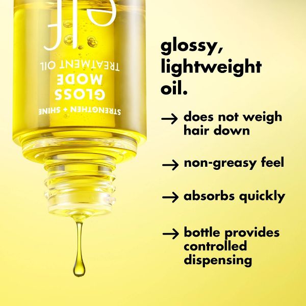 e.l.f. Hair Gloss Mode Treatment Oil - Strengthen + Shine - 1 fl oz