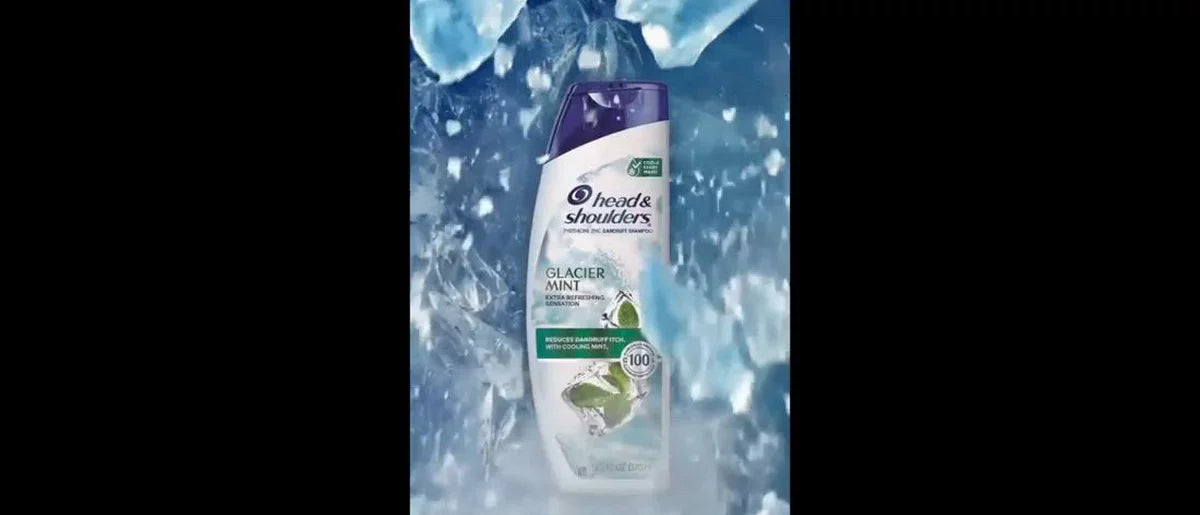 Head & Shoulders Glacier Mint Hair Shampoo - 12.5oz