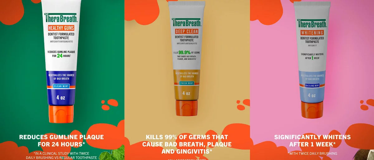 TheraBreath Deep Clean Toothpaste - 4oz