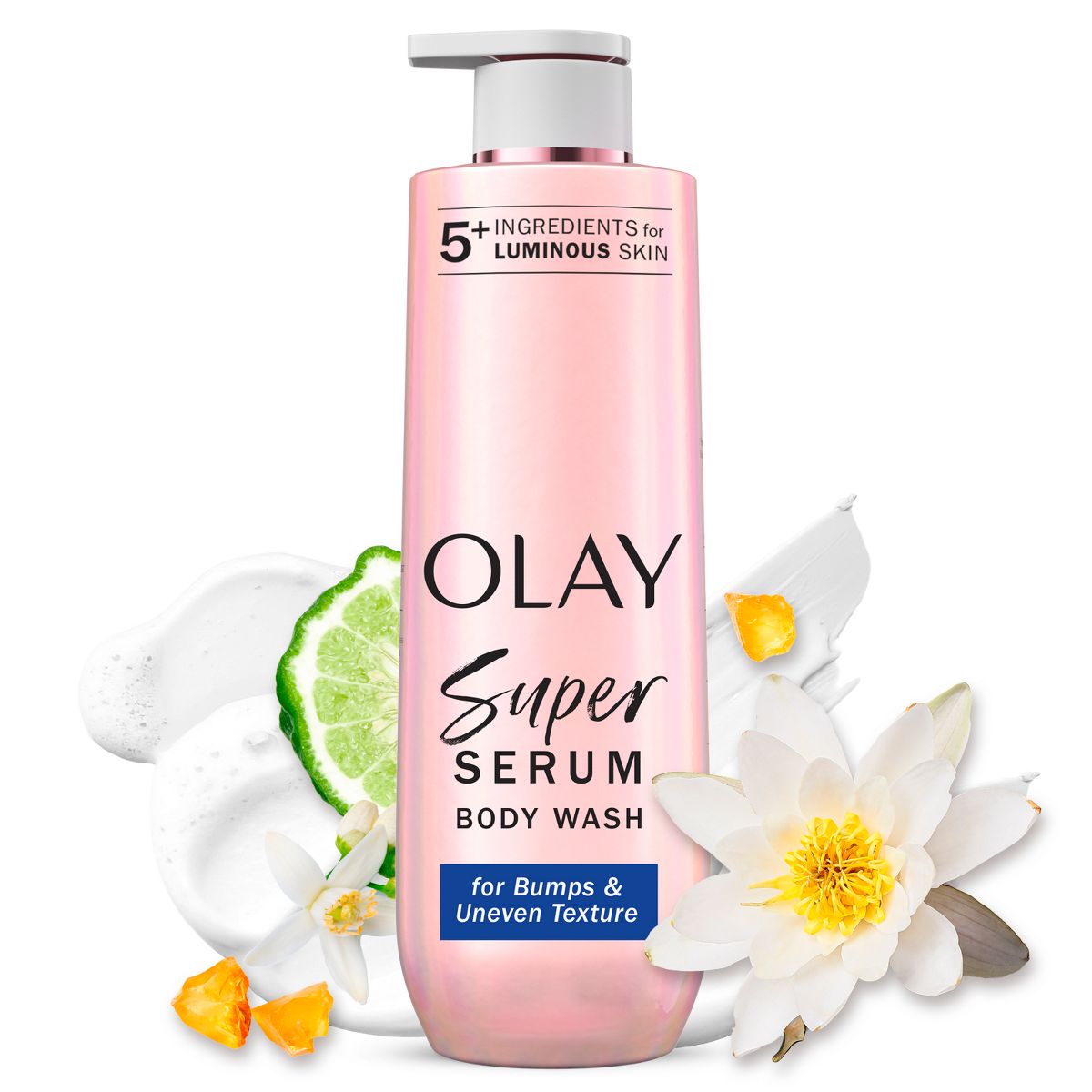Olay Super Serum Complex for Luminous Skin Body Wash for Bumps & Uneven Textured Skin - 20 fl oz
