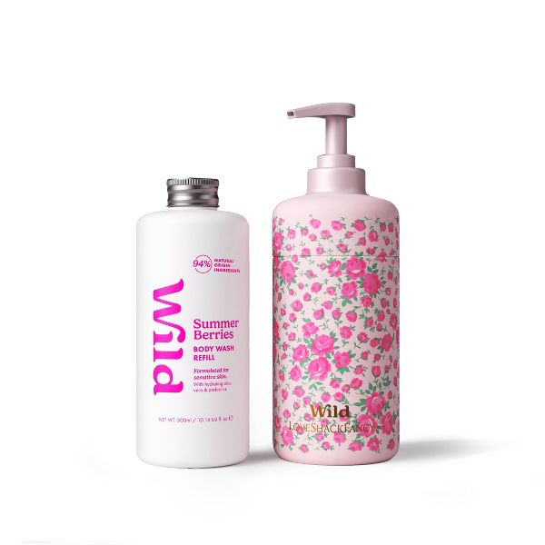 LoveShackFancy x Target - Wild Roseheart Body Wash - Summer Berries - 10.14 fl oz