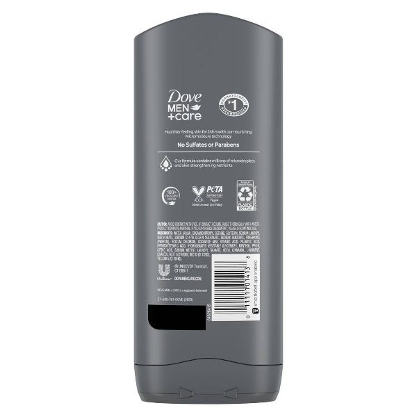 Dove Men+Care Extra Fresh Sulfate-Free Refreshing Body & Face Wash - 13.5oz