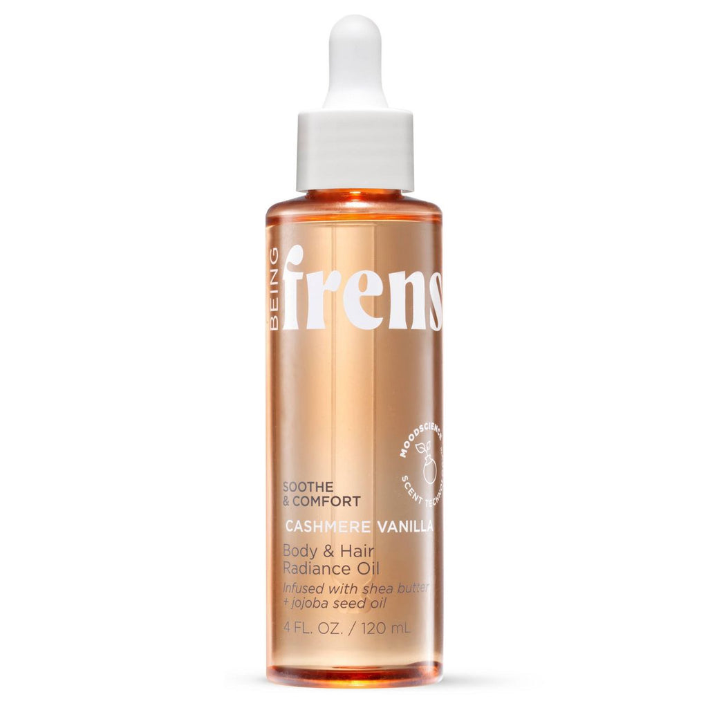 Being Frenshe Cashmere Vanilla Body & Hair Oil with Shea Butter + Jojoba - 4 fl oz