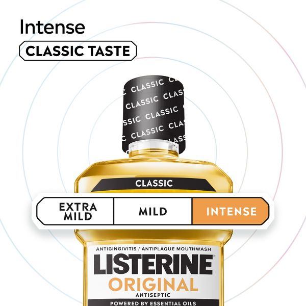 Listerine Original Antiseptic Intense Mouthwash - 1L