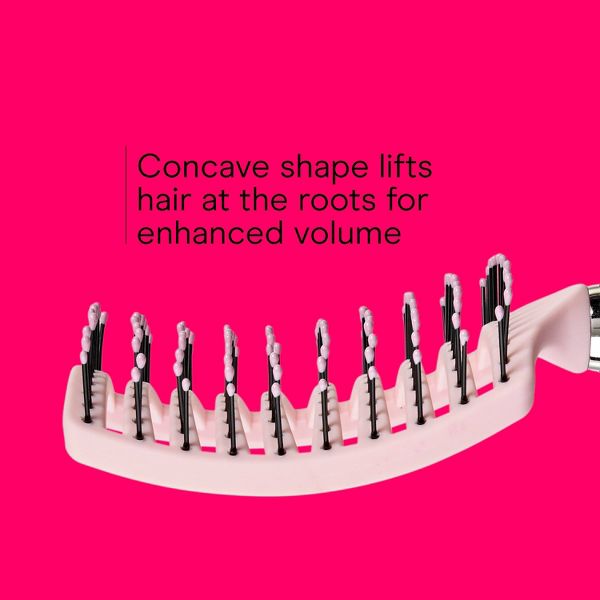 Conair Velvet Touch Concave Vent Hair Brush - All Hair