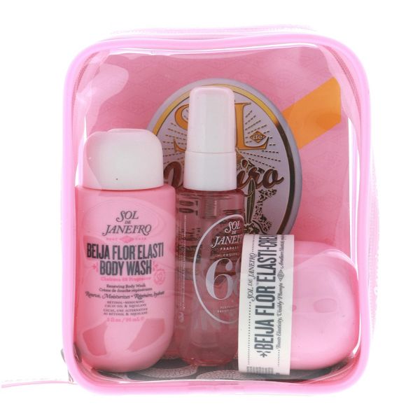 Sol de Janeiro Beija Flor Jet Set (Elasti Cream, 1.7 oz, Body Wash 3.04 oz, Perfume Mist, 1 oz)