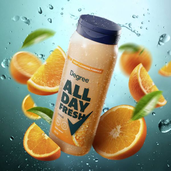 Degree All Day Fresh Body Wash - Citrus - 20 fl oz