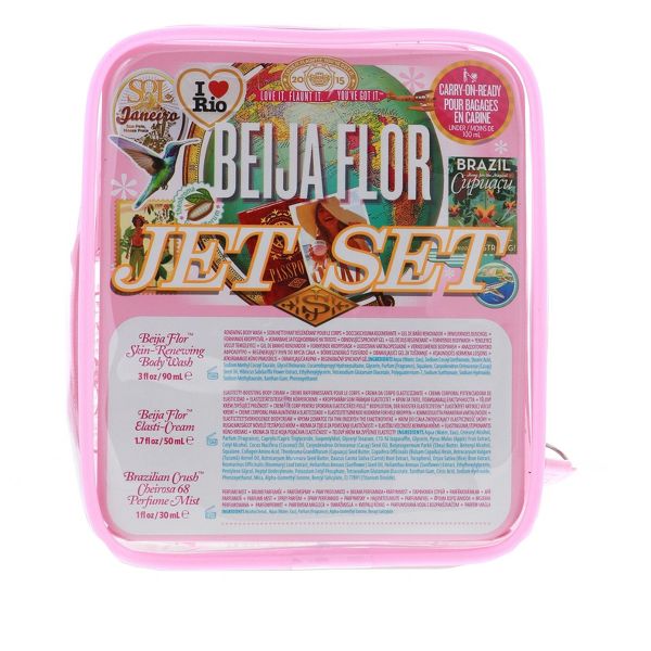 Sol de Janeiro Beija Flor Jet Set (Elasti Cream, 1.7 oz, Body Wash 3.04 oz, Perfume Mist, 1 oz)