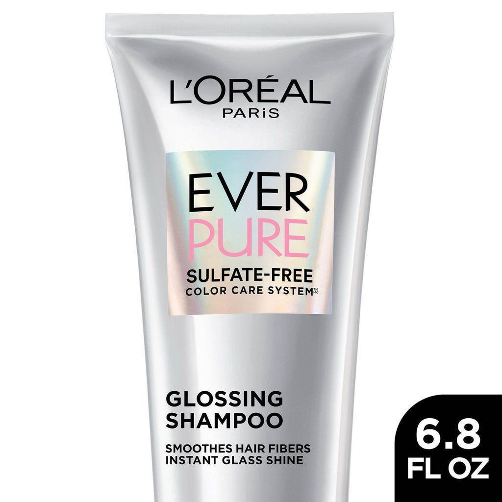 L'Oreal Paris EverPure Sulfate Free Glossing Shampoo with Glycolic Acid - 6.8 fl oz