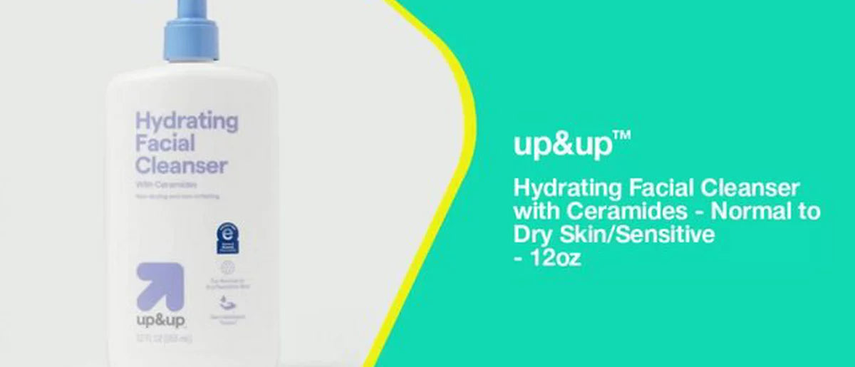 Hydrating Facial Cleanser with Ceramides - Normal to Dry Skin/Sensitive - 12fl oz - up&up™