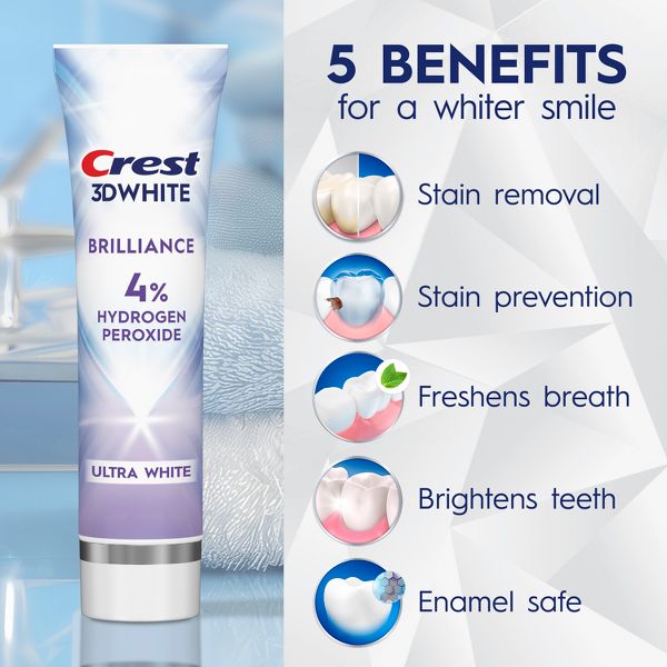 Crest 3D White Professional Ultra Whitening Toothpaste - 3.8oz