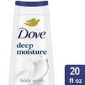 Dove Deep Moisture Body Wash Nourishes the Driest Skin 24hr Lotion-Soft Skin - 20 fl oz