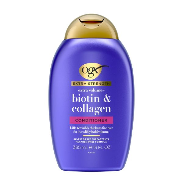 OGX Biotion & Collagen Extra Strength Volumizing Conditioner for Fine Hair - 13 fl oz
