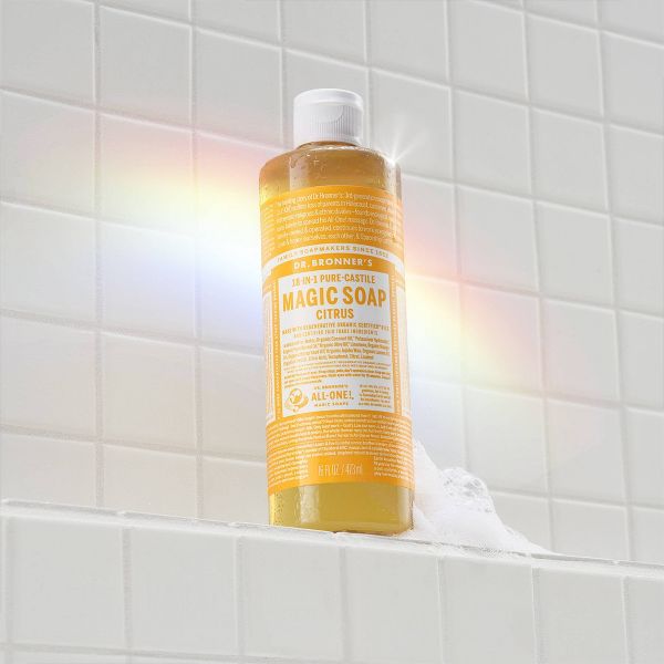 Dr. Bronner's Magic Pure Castile Liquid Soap Bodywash - Citrus - 16 fl oz
