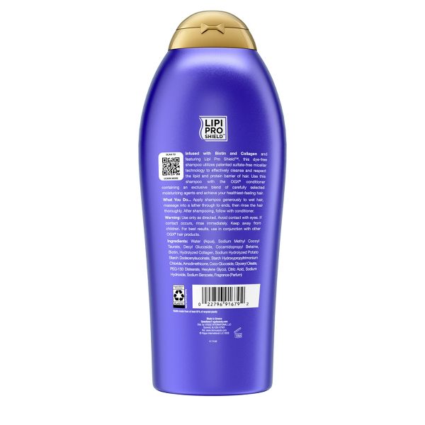OGX Thick & Full + Biotin & Collagen Shampoo for Thin Hair - 13 fl oz